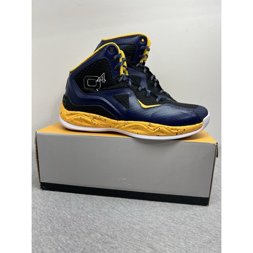 Q4 Sports DC2-I Basketball Shoes Mens Size 10.5 Navy Black Gold High Top‎